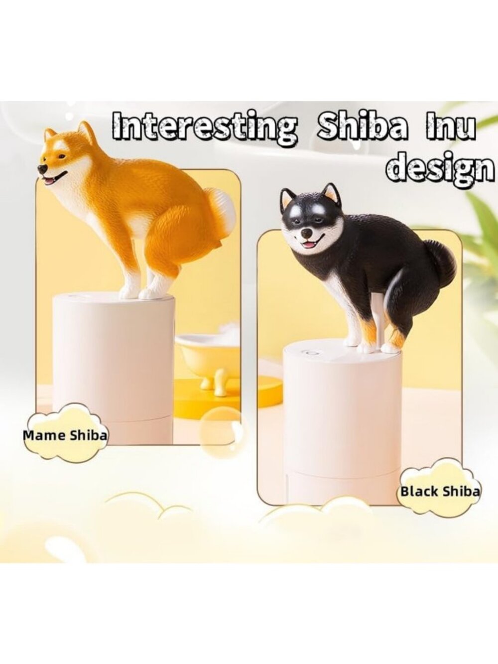 Cute Animal Foam Soap Dispenser - Fun Shiba Inu Design, Automatic & Touchless - Picture 3 of 6